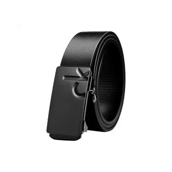 ALIEN BANG Cow Leather Belts Men's Width 3.5CM