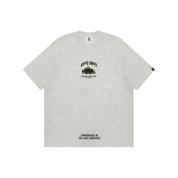 Aape Logo rubberised Cotton T shirt