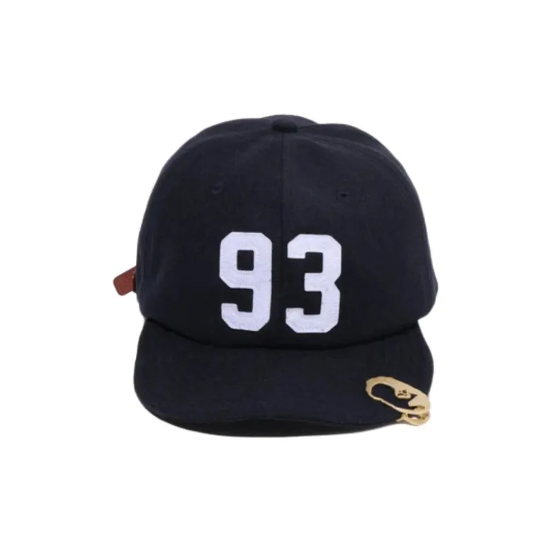 A BATHING APE Cotton Baseball Caps Unisex Black-1