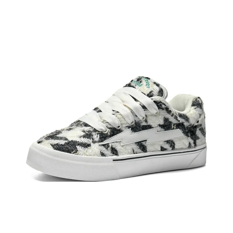 VFTS Lightning Skateboard Shoes Anti Slip Wear Resistant Low Top Classic Preppy Style Students Unisex-19