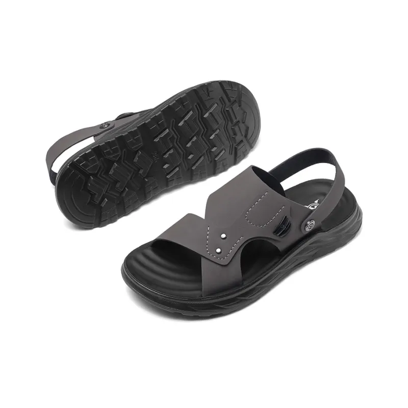 Strongman Beach Sandals Men Black/Gray-9