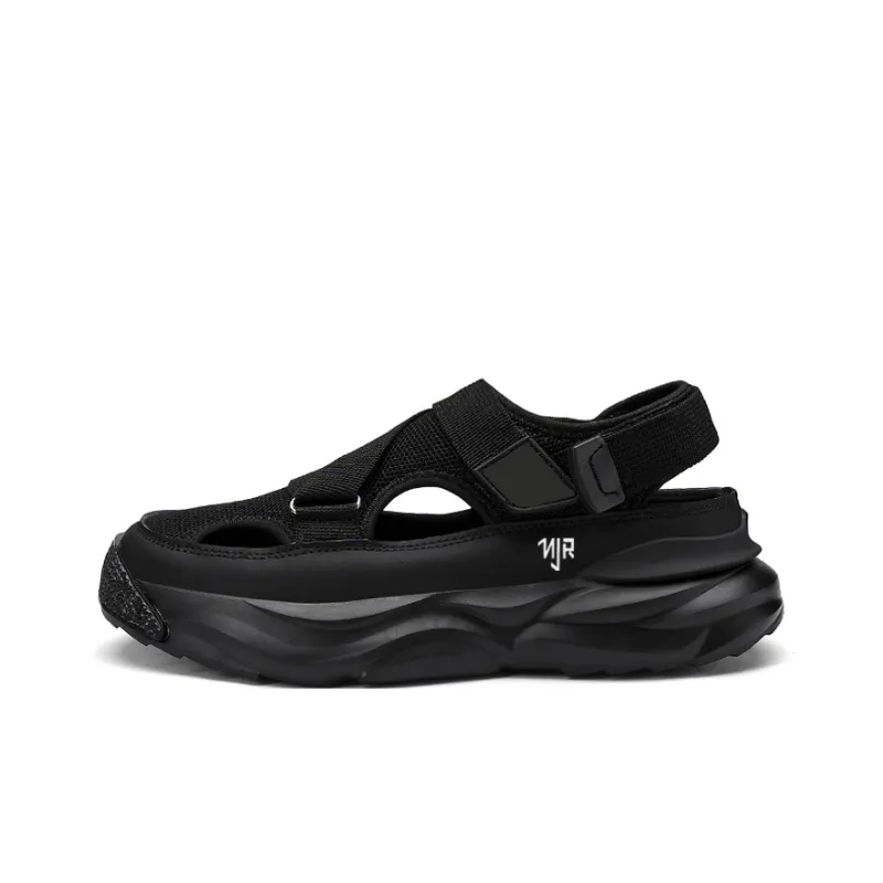 NANJIREN Beach Sandals Men Beige/Black/Gray-6