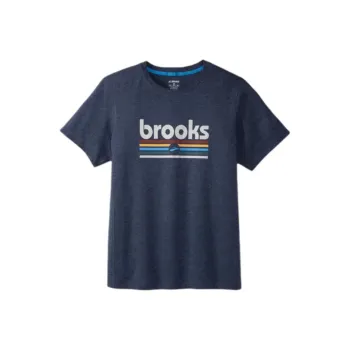 Brooks T-Shirt Unisex Marine Blue