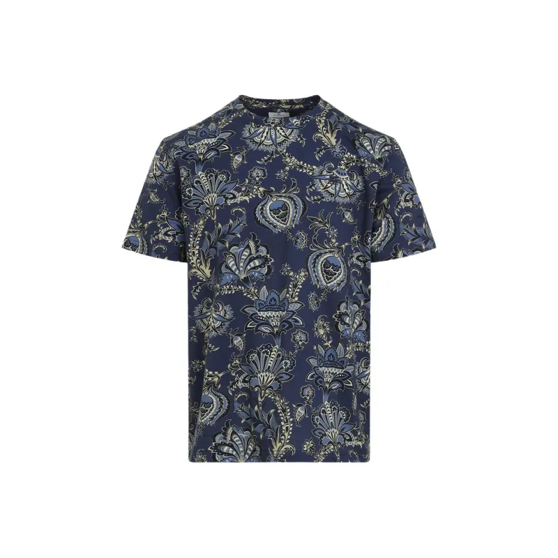 ETRO Floral Printed Crewneck T Shirt-0