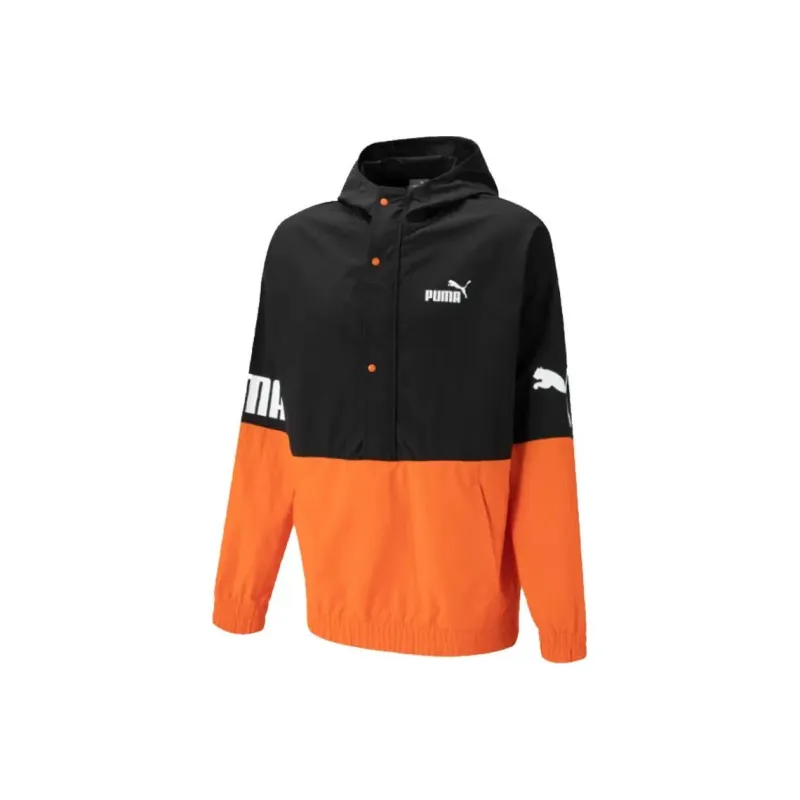 PUMA Sweatshirt Men's Black Orange-0