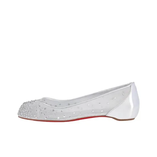 Maison Margiela x CL LUBOTING Marlougiela Strass Casual Single Shoes Women's Silver