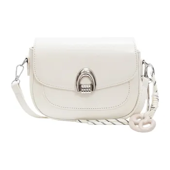HCXK PU Shoulder Bag Regular Women's White/Black/Khaki/Coffee/Greige