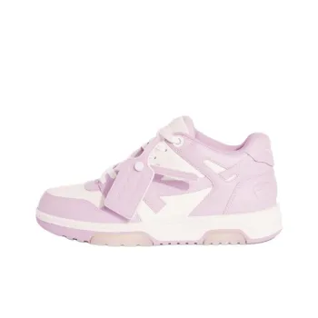 OFF WHITE Out Of Office Ooo Low Tops Lavender White Women's