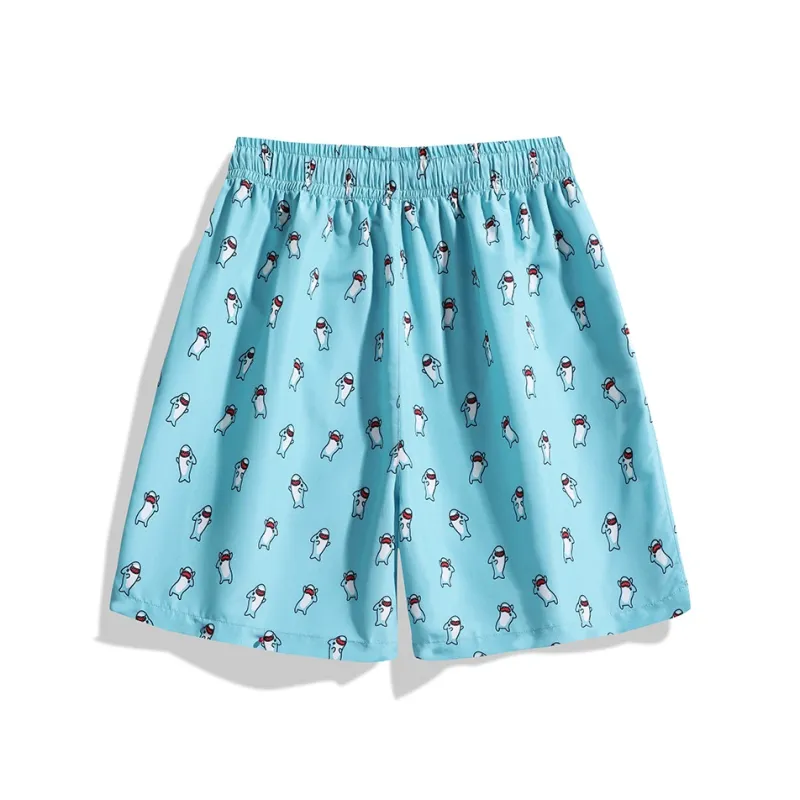 RASHOMONG Beach Shorts Men-1