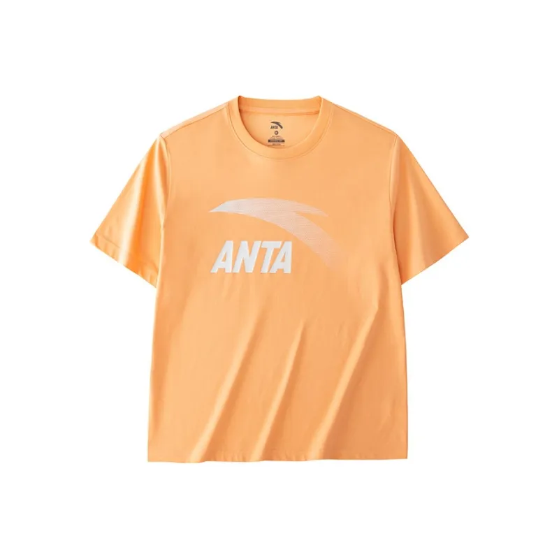 Anta T Shirt Men's Peach Orange-0