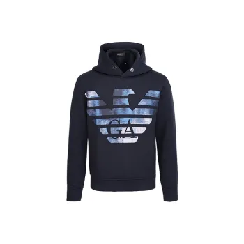 EMPORIO ARMANI Sweatshirts Men Navy Blue