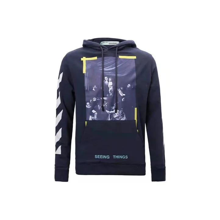 OFF WHITE Sweatshirt Men's Navy Blue-0