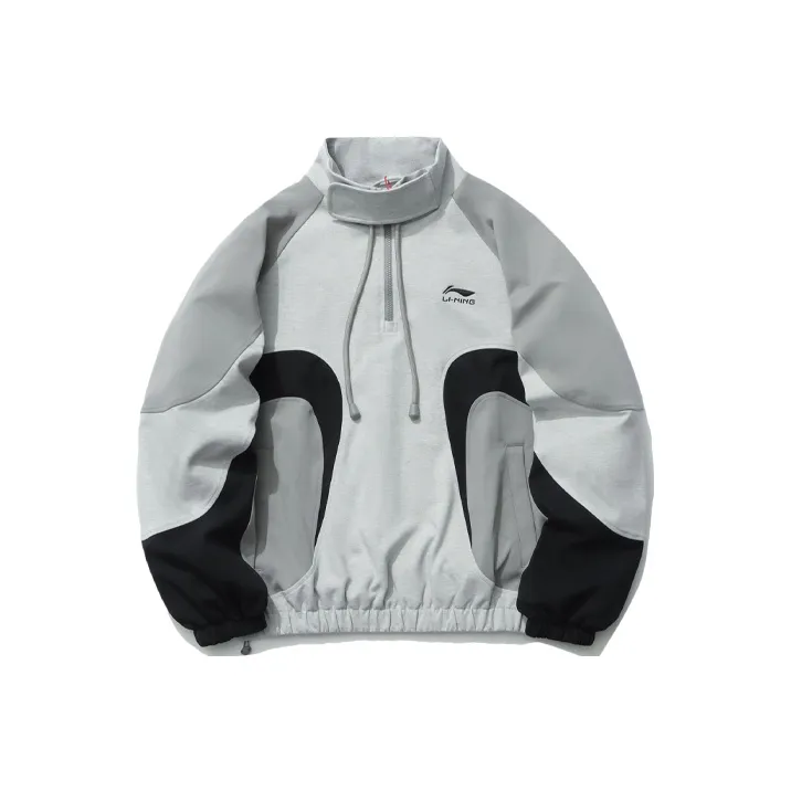 LiNing Sweatshirts Men Gray-0