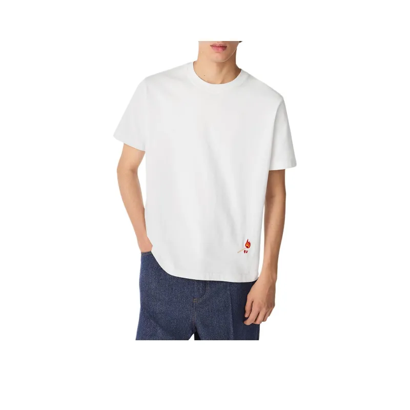 Bottega Veneta Match Embroidered Crewneck T Shirt-0