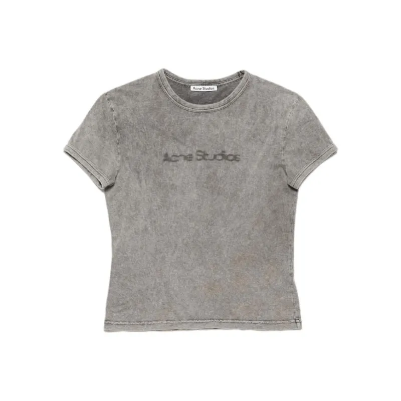 Acne Studios Blurred Logo T-Shirt-0