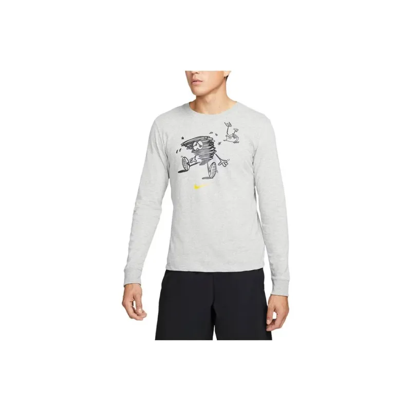 Nike T Shirts Men Gray-0