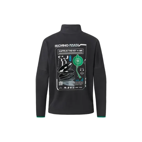 Kappa Sweatshirts Men Reinforced Steel Gray