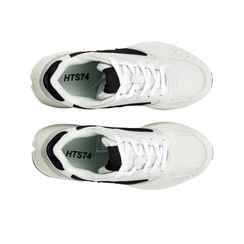 HI TEC Anti Slip Wear Resistant Low Top Casual Shoes Unisex White Black-2