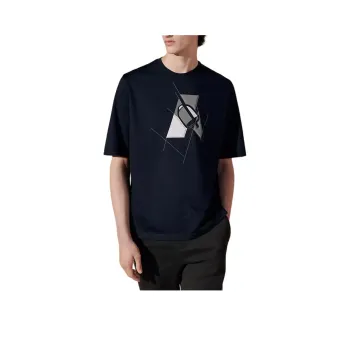 HERMES T Shirts Men Navy