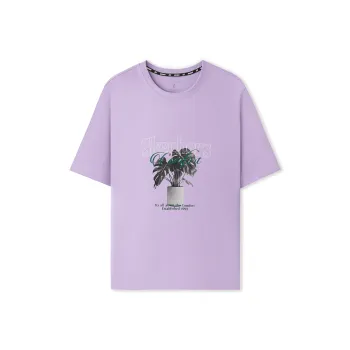 Skechers T Shirt Unisex Lavender