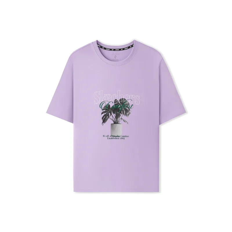 Skechers T Shirt Unisex Lavender-0