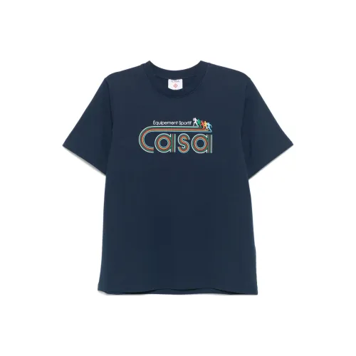 CASABLANCA Logo Printed Crewneck T-Shirt