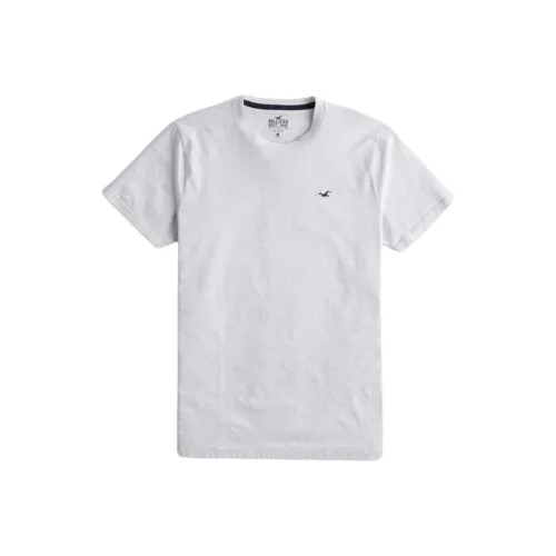 Hollister T Shirt Men's Light Heather Gray