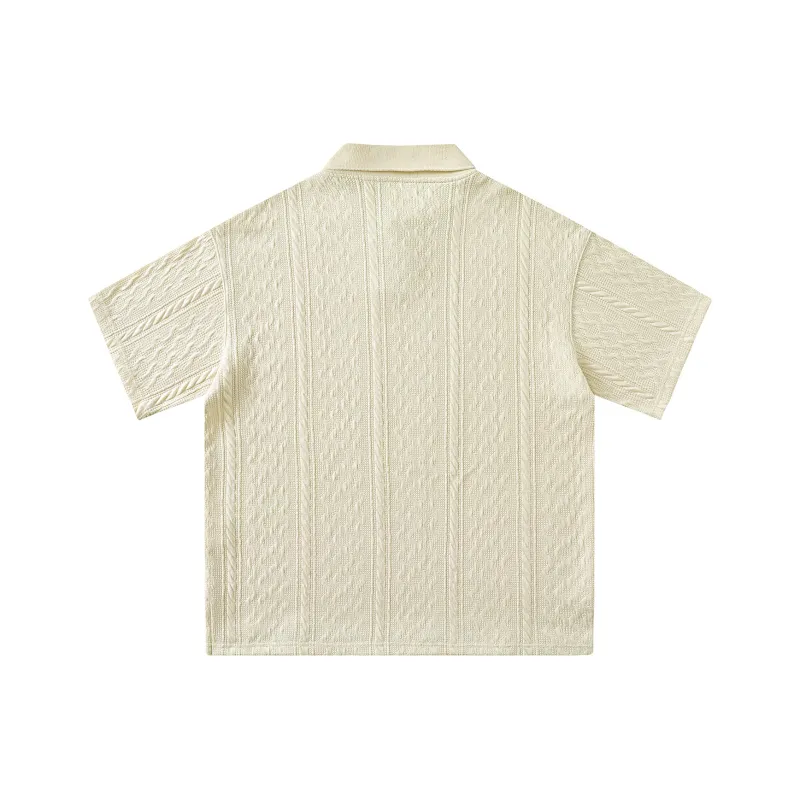 BEAR UNION Polo Shirt Unisex Ecru-5