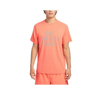Nike Dri Fit Rise 365 T Shirt Men's Orange
