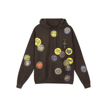 Travis Scott X McDonald's Sticker Bomb Hoodie
