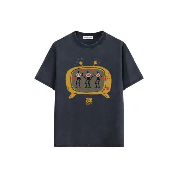 ENNAZORO T Shirts Unisex Black