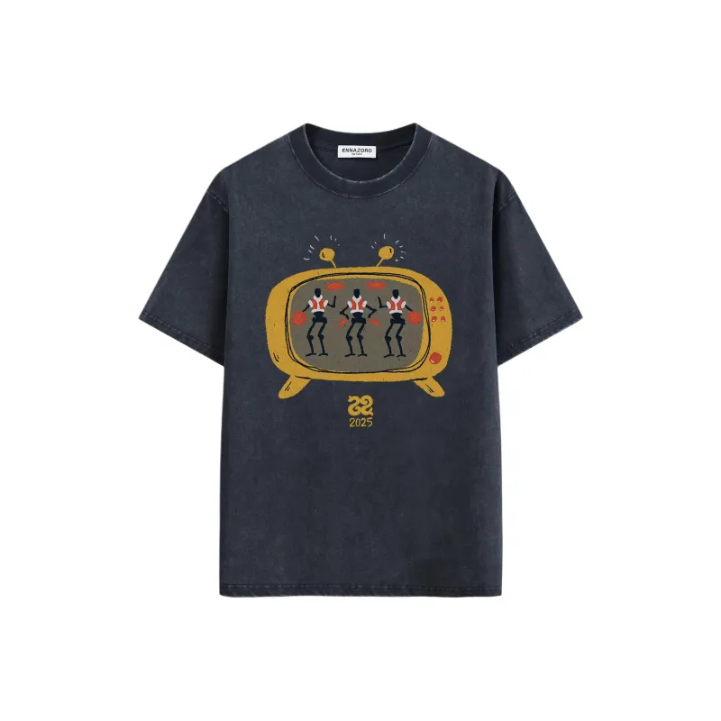 ENNAZORO T Shirts Unisex Black-0