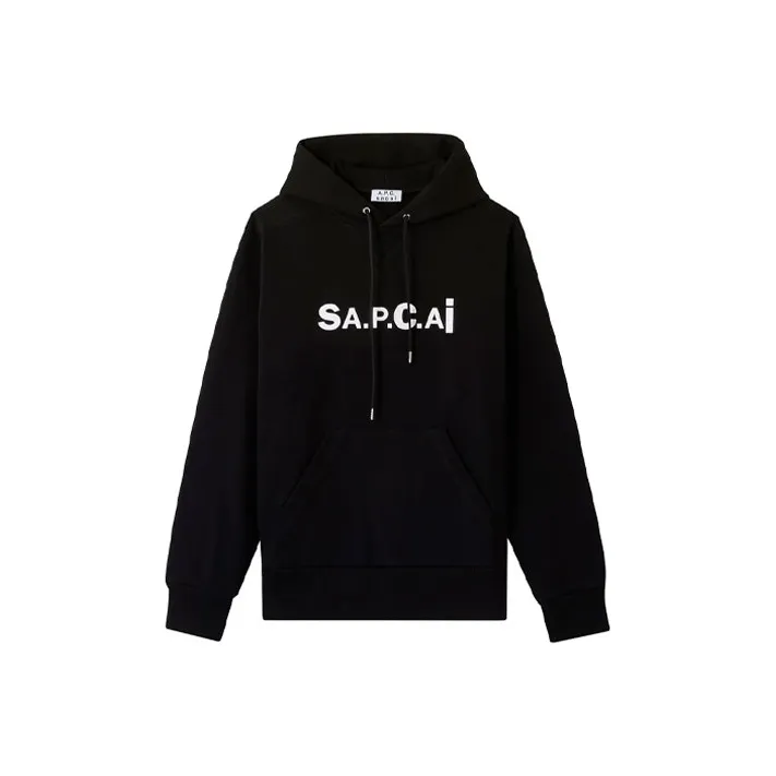 A.p.c X Sacai Sweatshirts Unisex-4