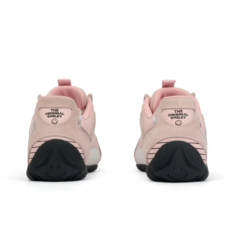 SMILEY Racing Low Top Casual Shoes Women's Coral Pink-2