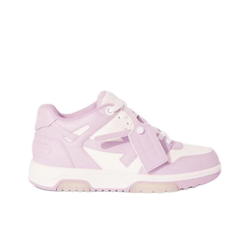 OFF WHITE Out Of Office Ooo Low Tops Lavender White Women's-1