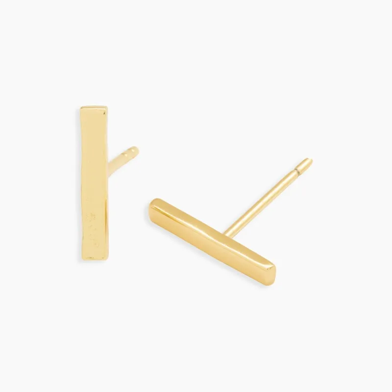 GORJANA Copper Plated 18K Stud Earrings Women's-1