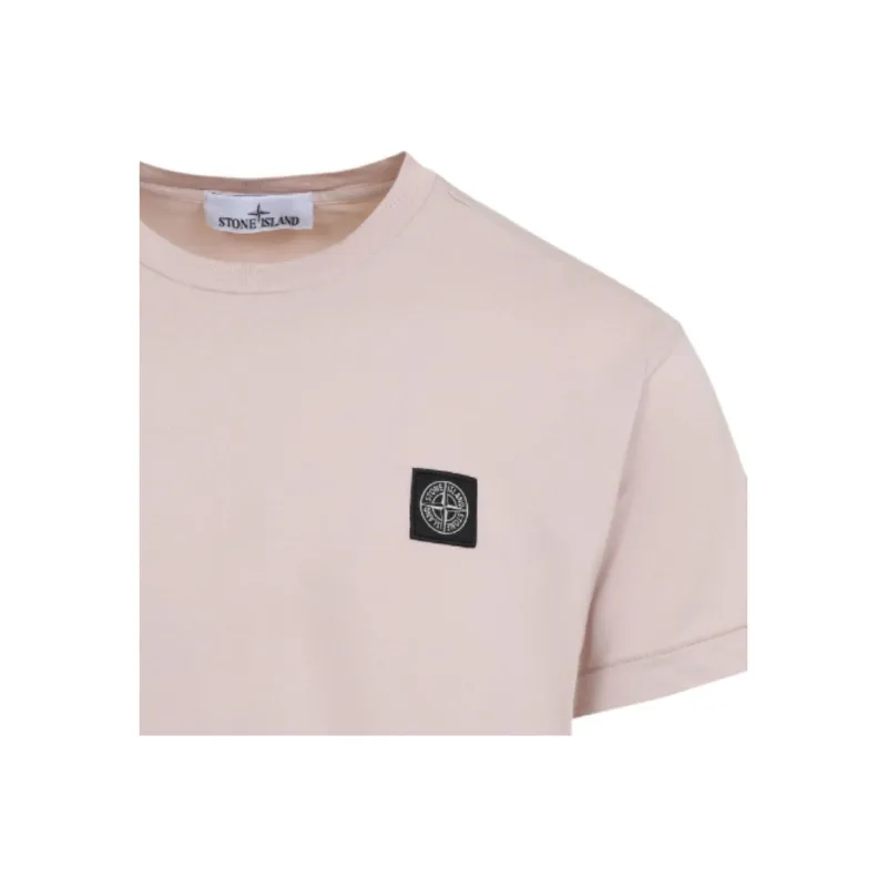 STONE ISLAND Logo Patch Crewneck T Shirt-2