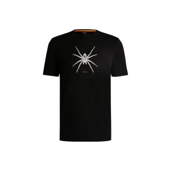 HUGO BOSS Seasonal print Cotton T shirt