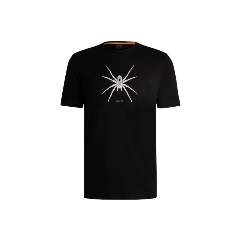 HUGO BOSS Seasonal print Cotton T shirt-0