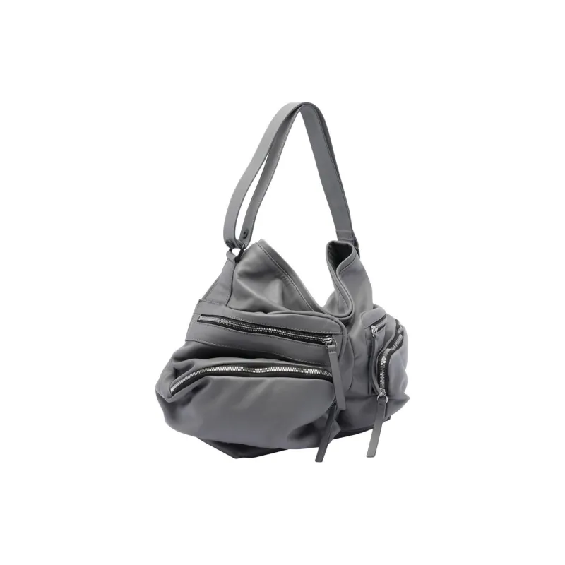 Vic Matie Calfskin Crossbody Bag, Shoulder Bag Women's Gray-1