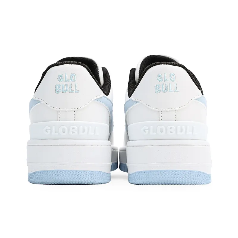 GLO BULL Anti Slip And Wear Resistant Breathable Low Top Skateboard Shoes Unisex White And Black Moon-4