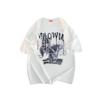 MIIOW Trend Party Series T Shirt Unisex White