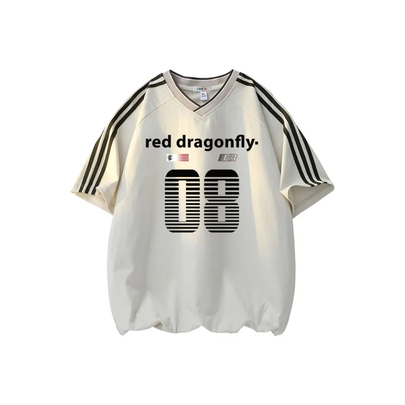 RED DRAGONFLY T Shirt Unisex Black-3