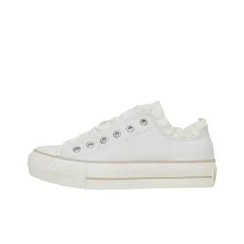 Converse All Star Slip Resistant, Abrasion Resistant, Lightweight Low Top Canvas Shoes Women's Pure White