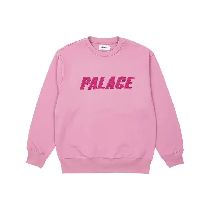 PALACE Iridescent Appliqué Crew-0