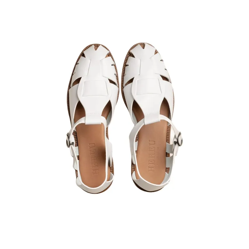 Hereu Pesca Roman Sandals Women's White-2