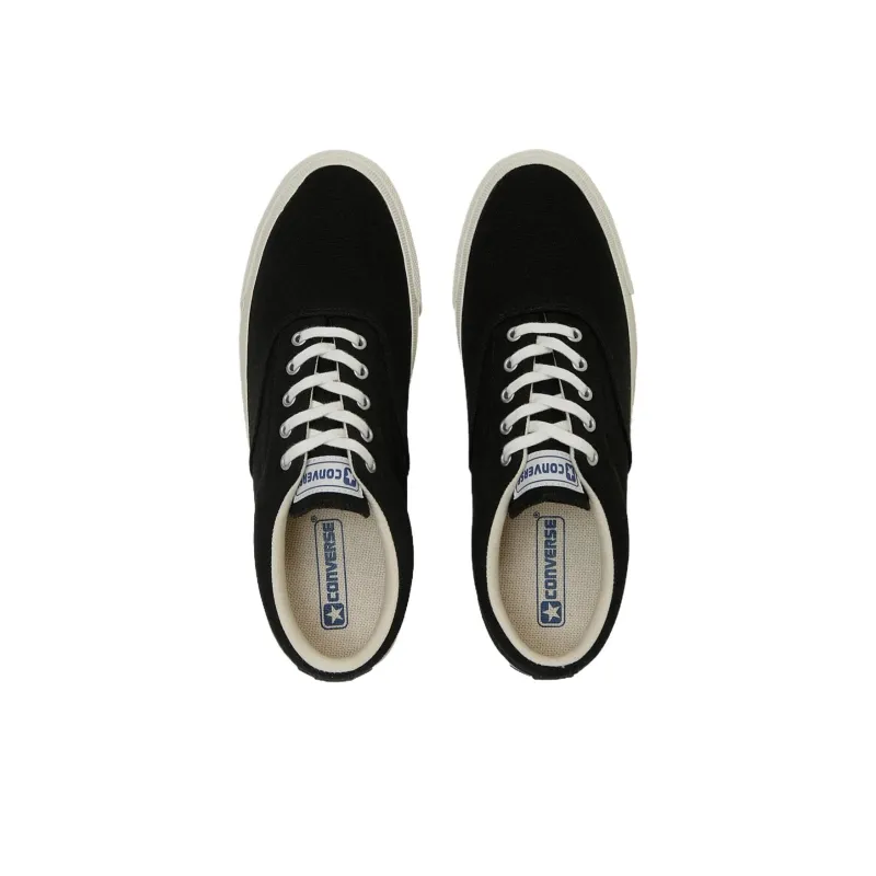 Converse Skidgrip Wear resistant And Lightweight Low Top Canvas Shoes Unisex Black-2