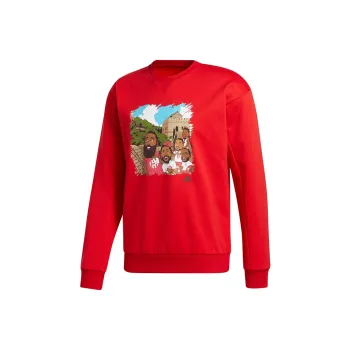 Adidas Sweatshirts Men Red