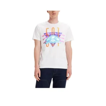 Levis T Shirts Men White