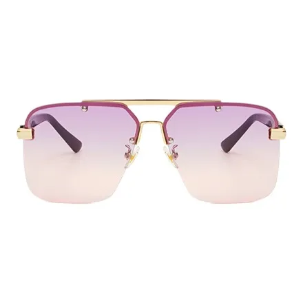 NOME Plastic Metal Square Sunglasses Unisex-6